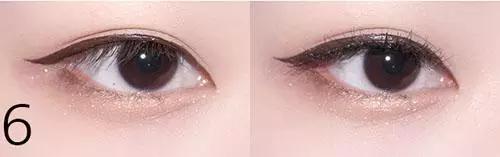 棕色眼线怎么画好看单眼皮,棕色眼睛适合什么颜色眼线