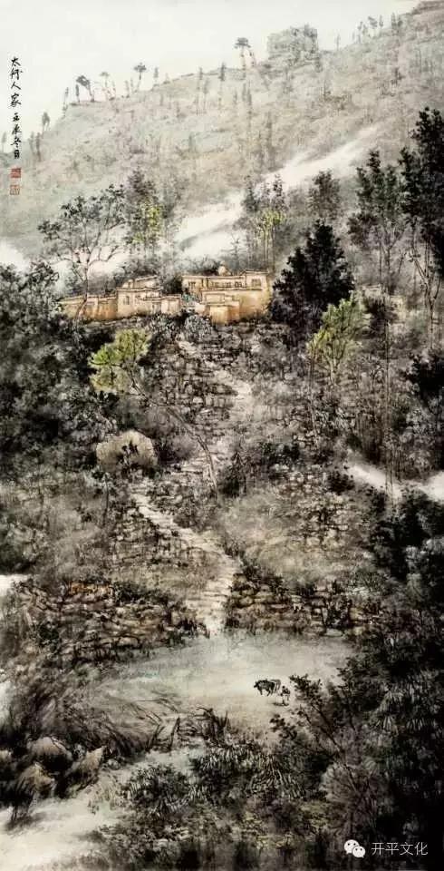 丰而为人：品梁策先生山水画