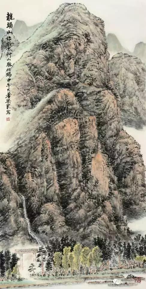 丰而为人：品梁策先生山水画