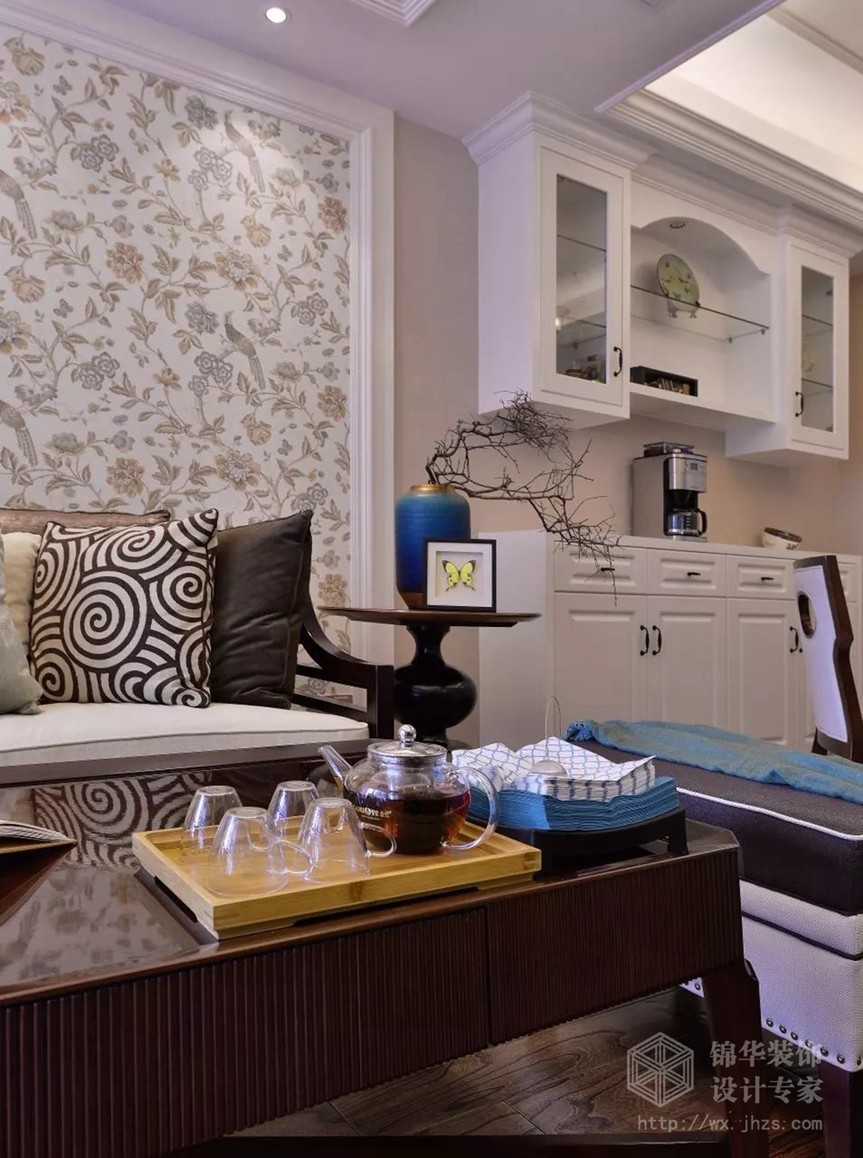 华府庄园106平米装修效果图,华府庄园顶楼复式阳光房