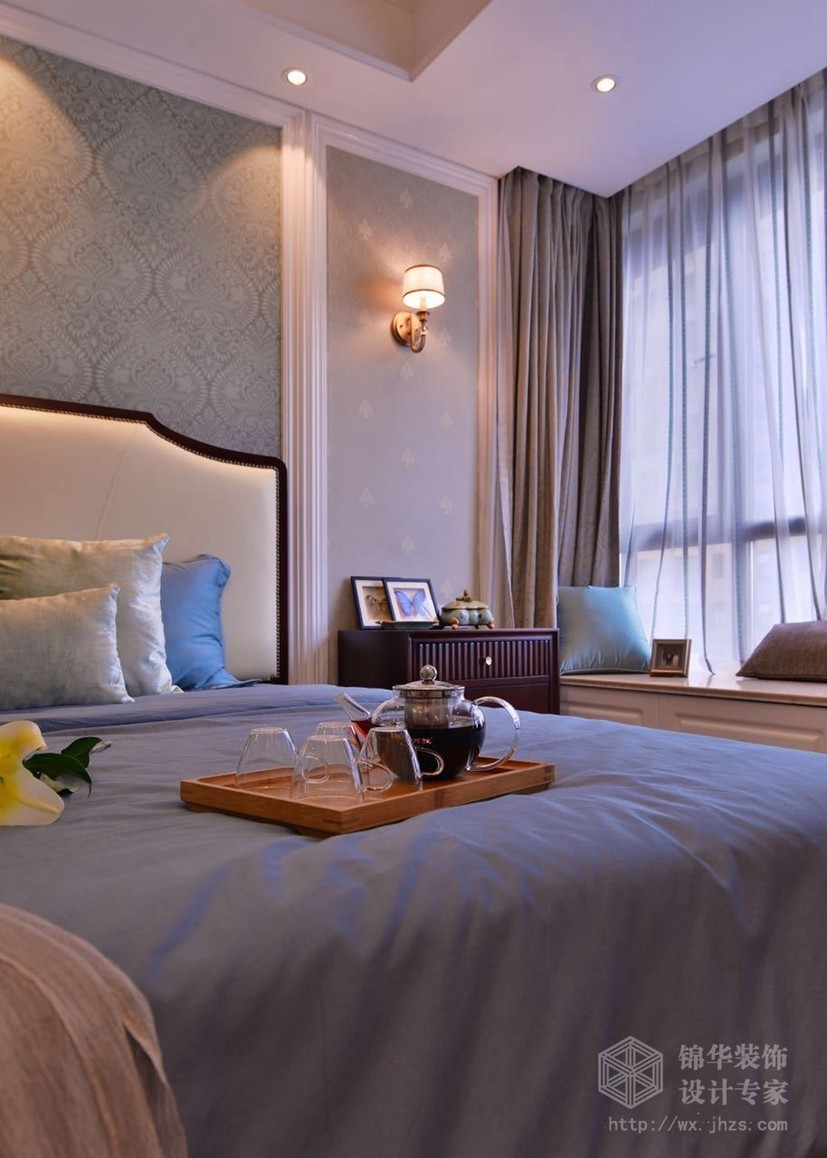 华府庄园106平米装修效果图,华府庄园顶楼复式阳光房