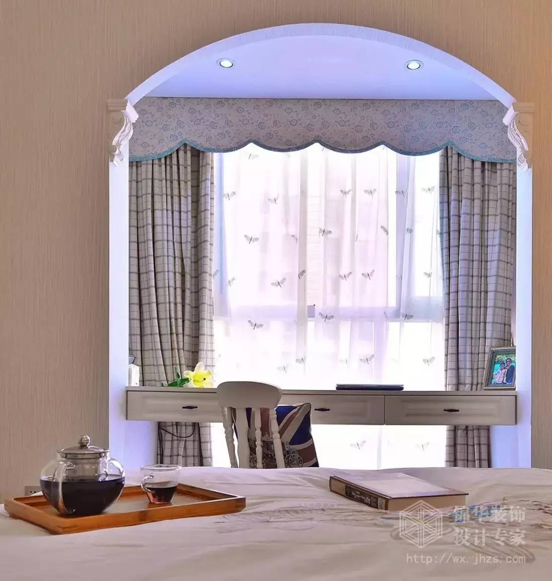 华府庄园106平米装修效果图,华府庄园顶楼复式阳光房