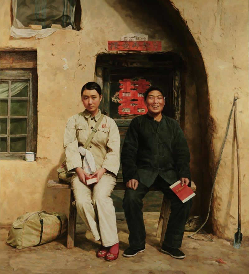 中国当代实力派画家女人画,中国画家画的一幅特别美的女人画