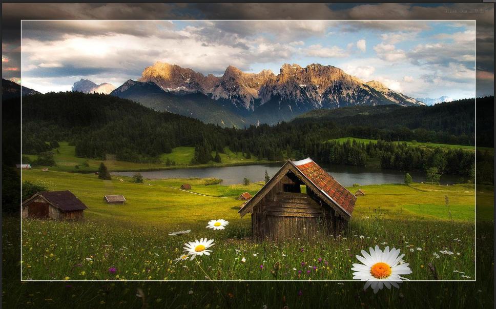 ps怎么把两张叠加图片做成相框,ps相框制作教程