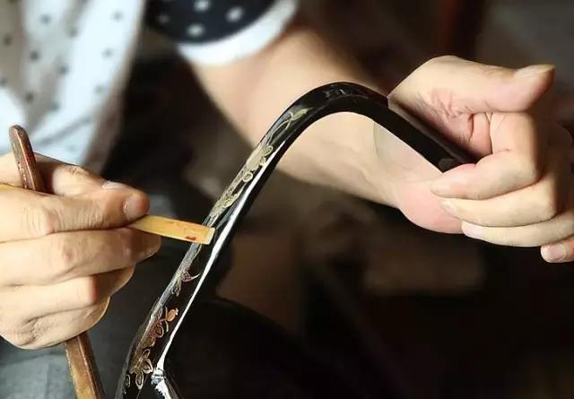 永春漆篮细节,永春漆篮和日本漆盒