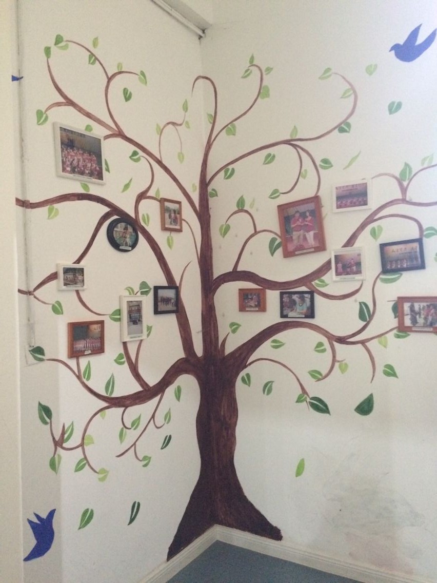 幼儿园大厅环境墙面装饰,幼儿园艺术墙面装饰效果图