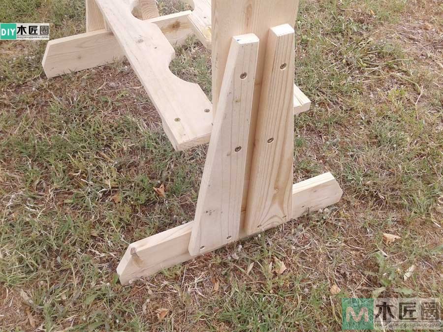 自制木头室内花架最简单的方法,阳台养花怎么做花架子图片