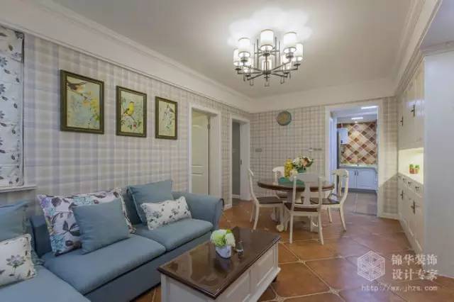 美式乡村风格小院图,美式乡村样板间120平