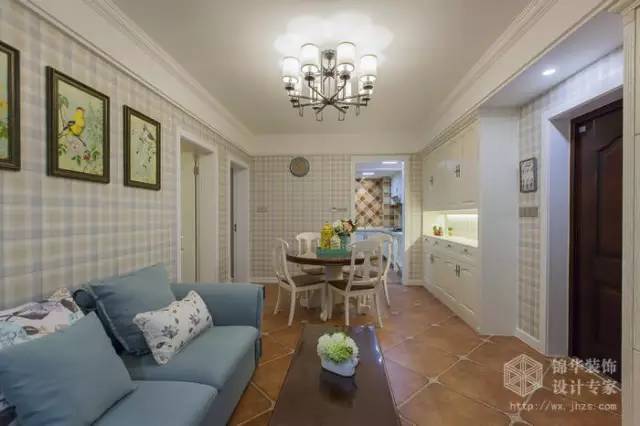 美式乡村风格小院图,美式乡村样板间120平