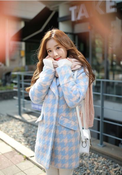 腊七腊八、冻掉下巴！寒意未减，喝碗腊八粥！千鸟格毛呢外套走起