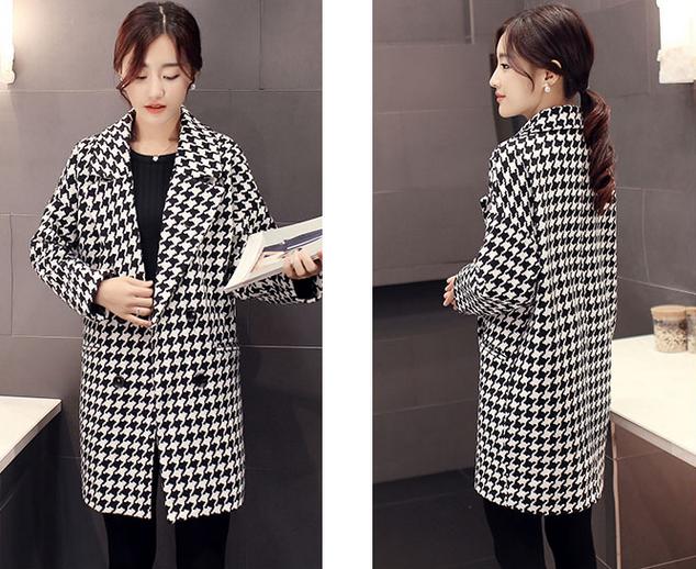 腊七腊八、冻掉下巴！寒意未减，喝碗腊八粥！千鸟格毛呢外套走起