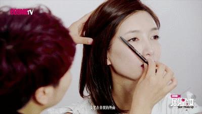 见过江疏影本人,化妆前后的江疏影