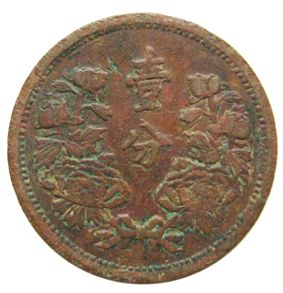 伪满洲国钱币硬币大全,伪满洲国一分币