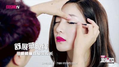 见过江疏影本人,化妆前后的江疏影