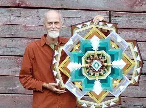 用毛线和竹棍编十字架,木棍编织方法图解