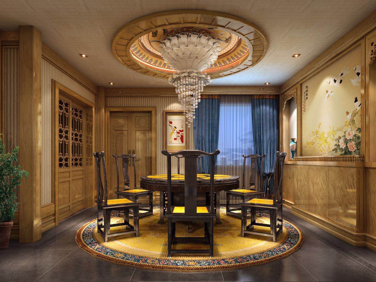 明清金丝楠装修,金丝楠中式整体装修效果图