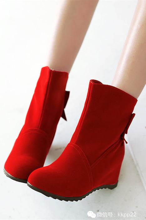 网红针织韩版女靴,韩版百搭女靴秋冬高级感