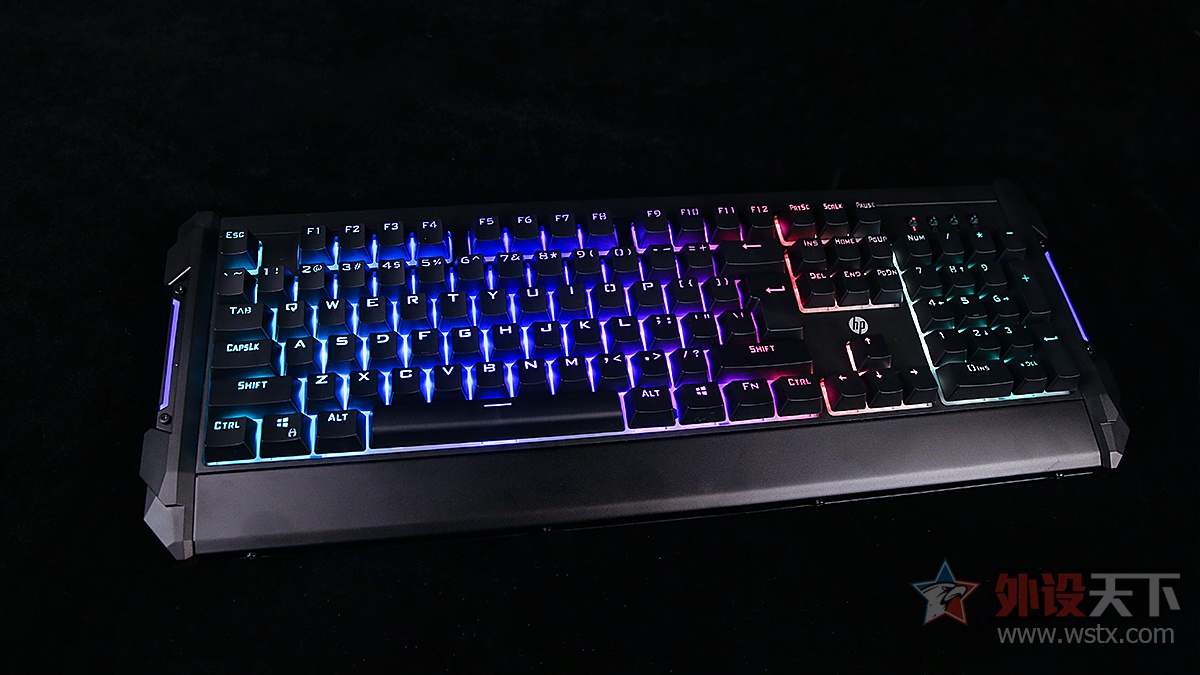 惠普gk200机械键盘测评,惠普GK320灰木轴机械键盘