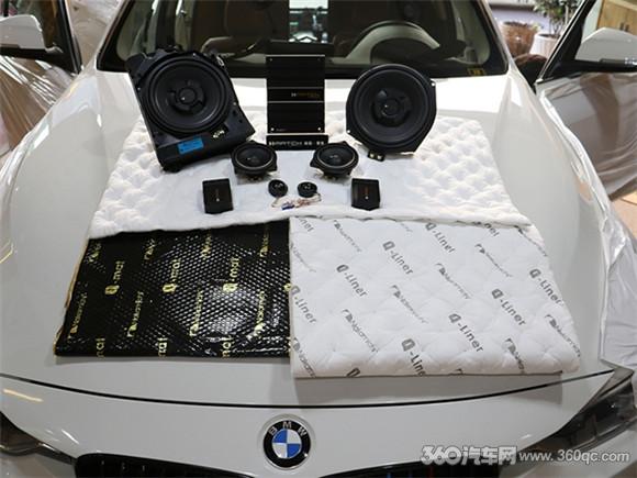 宝马528升级哈曼卡顿音响效果,进口12年宝马528升级音响案例