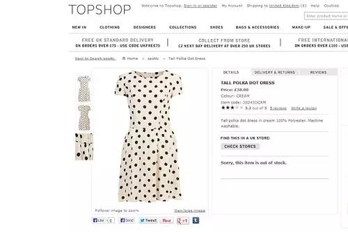 英国topshop衣服,英国topshop连衣裙