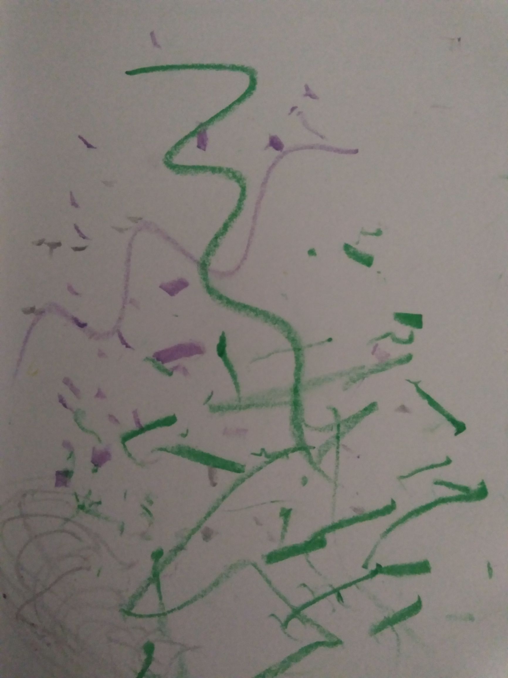 十个半月宝宝第一幅绘画作品,儿童从易到难的绘画作品