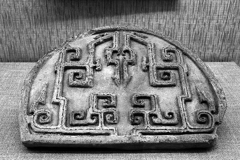 中国古建筑标志瓦当斗拱,瓦当古建筑