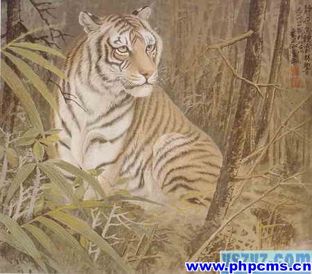 工笔虎技法,工笔虎教学