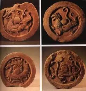 中国古建筑标志瓦当斗拱,瓦当古建筑