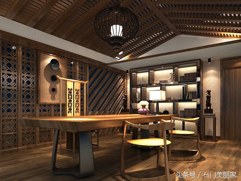 石家庄新中式别墅效果图,石家庄上山间别墅二手房