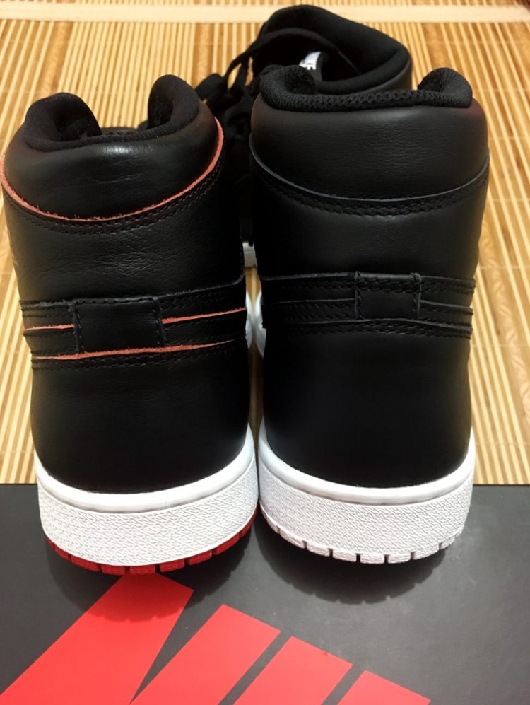 aj1禁穿黑红樱木,aj1倒钩藤原浩低帮真假