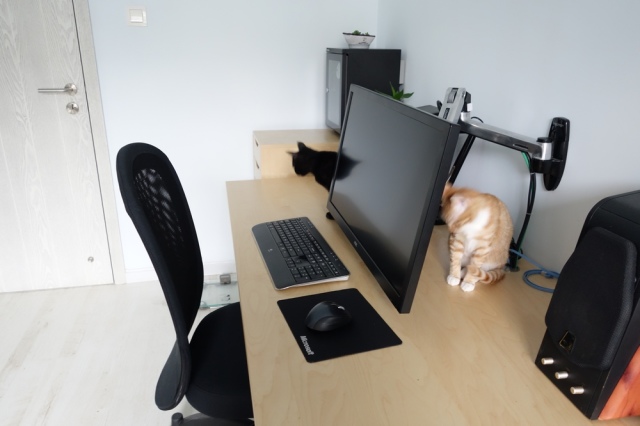 站着办公电脑桌,站着办公可升降电脑桌