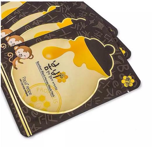 春雨蜜罐黑卢卡面膜,春雨黑胶蜂蜜面膜