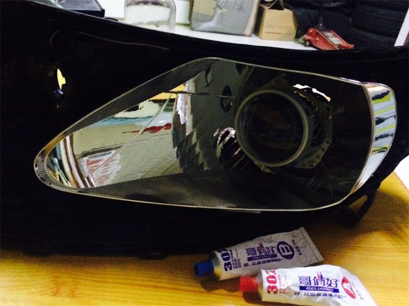 霸州小凯大灯改装,霸州改车灯120元