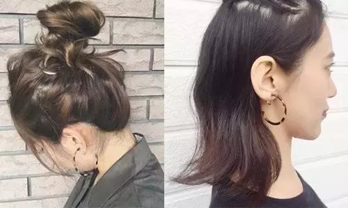 泫雅gd镜面,泫雅同款双c耳钉