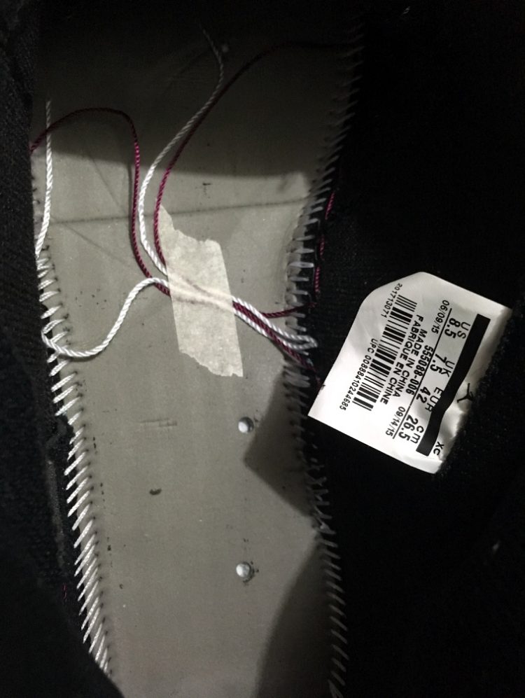 aj1禁穿黑红樱木,aj1倒钩藤原浩低帮真假