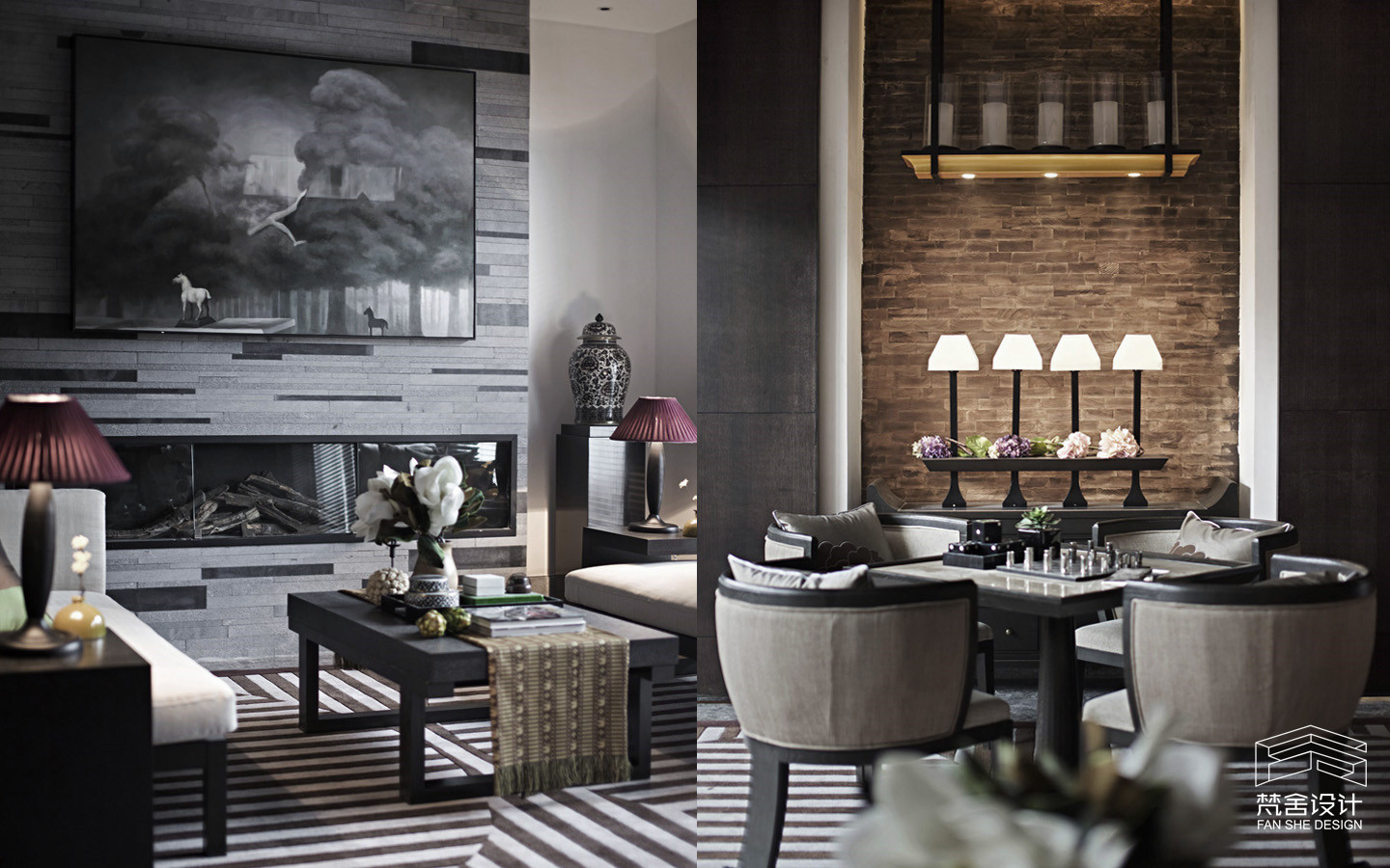 350平复式装修风格,350平方样板间