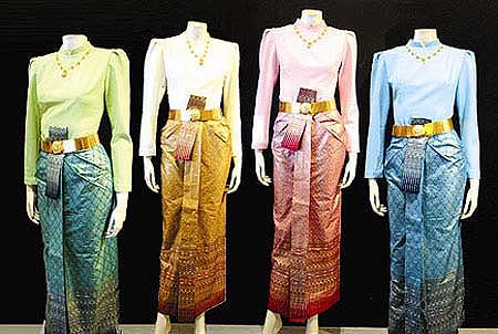 泰国服饰传统女装图片,泰国女明星传统服饰