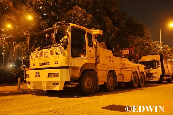 香港街头的国产卡车,香港街头卡车大全