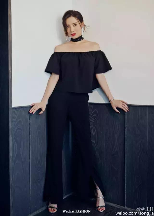 刘诗诗阔腿裤,刘诗诗穿阔腿裤太惊艳