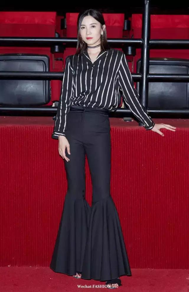 刘诗诗阔腿裤,刘诗诗穿阔腿裤太惊艳