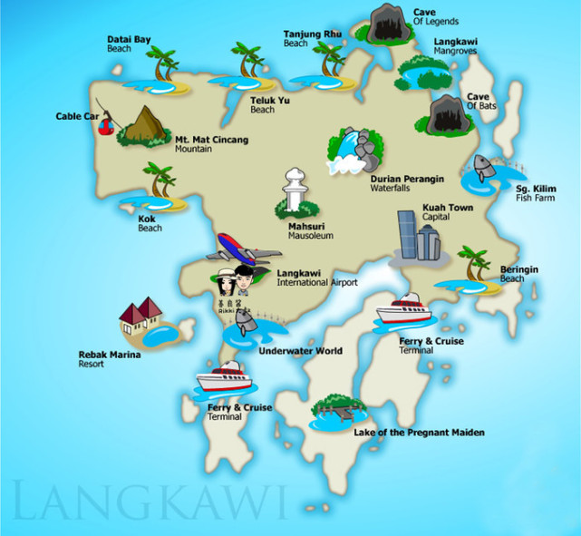 海岛兰卡威旅游,梦回兰卡威度假海岛