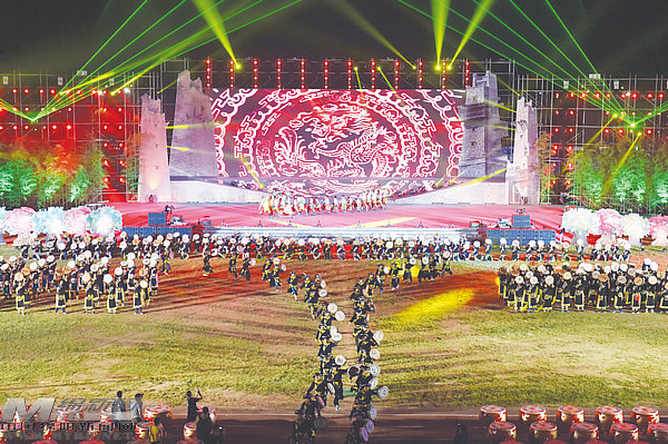 大美羌城沙朗篝火晚会点亮北川城市夜游汇