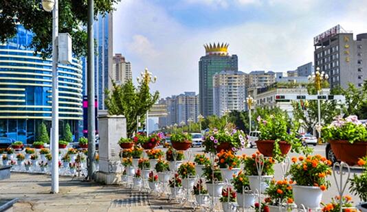 兴义喜迎新年图,兴义市城市风景