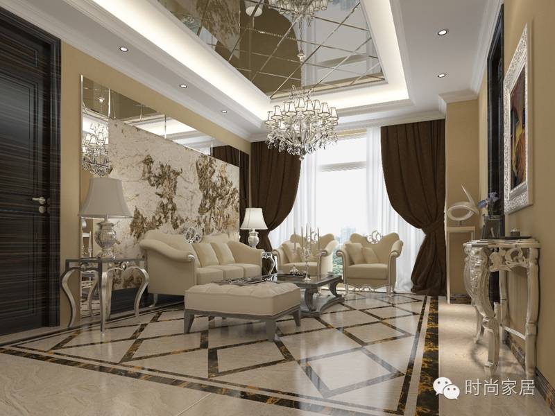 家装选通体大理石还是瓷抛砖,通体瓷抛砖铺贴效果图