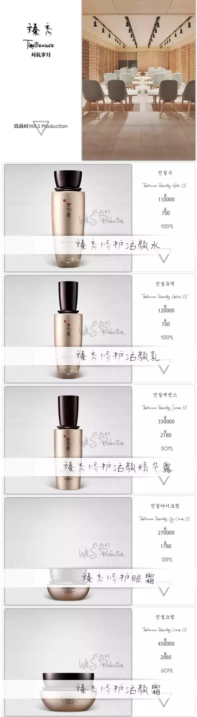 2016雪花秀香港价格,雪花秀滋阴系列韩国代购多少钱