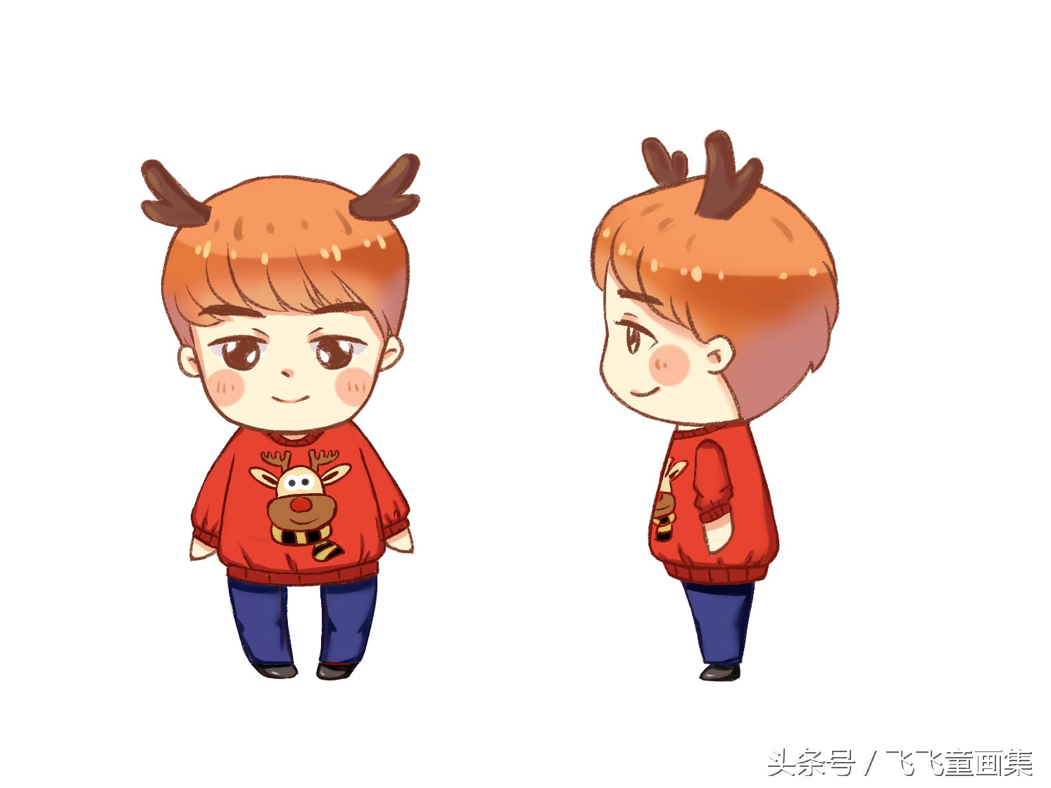 飞飞简笔画教程,菲菲简笔画猪猪侠