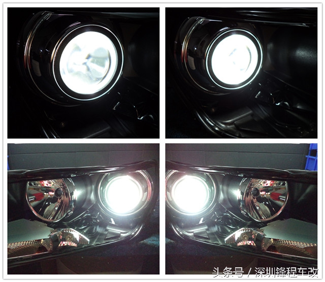 大众途观升级双直射激光透镜,途观升级欧司朗双光透镜