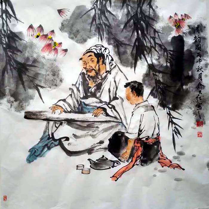 甘肃金昌市美协为苏胜才先生举办爱心助力笔会