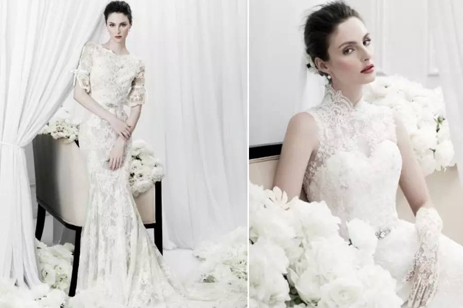 气质美女唯美梦幻婚纱,世界最美的顶级婚纱