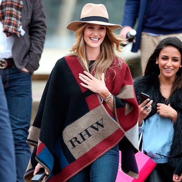 秋天如何搭配大披肩,秋季时尚大气披肩